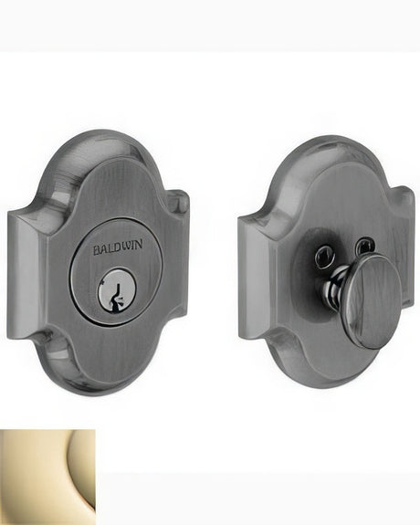 Baldwin 8252003 lifetime polished brass single cylinder deadbolt