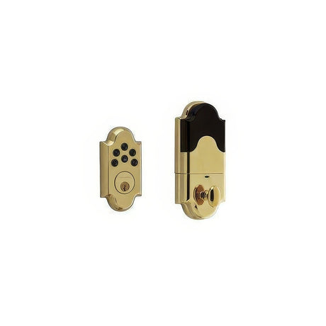 Baldwin 8252003AC1 lifetime polished brass keypad deadbolt