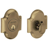 Baldwin 8252050 satin brass & black single cylinder deadbolt