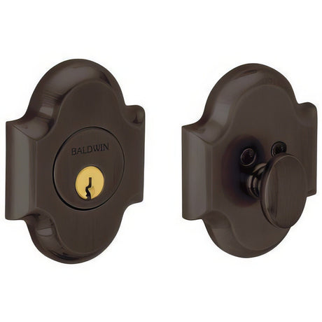 Baldwin 8252112 venetian bronze single cylinder deadbolt