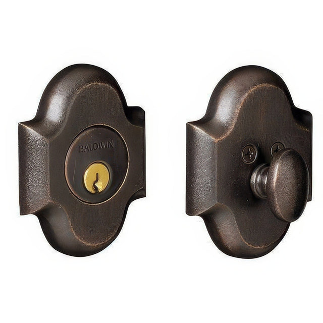 Baldwin 8252402 distressed oil rubbed bronze single cylinder deadbolt