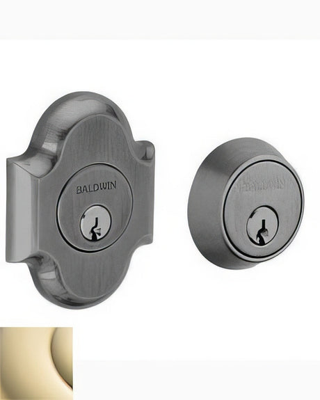 Baldwin 8253003 lifetime polished brass double cylinder deadbolt