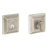 Baldwin 8254056 lifetime satin nickel single cylinder deadbolt