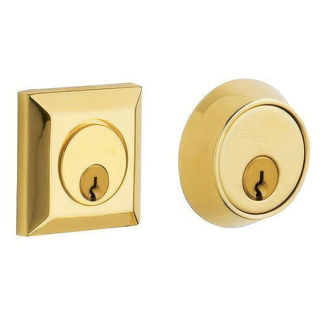 Baldwin 8255031 unlacquered brass double cylinder deadbolt