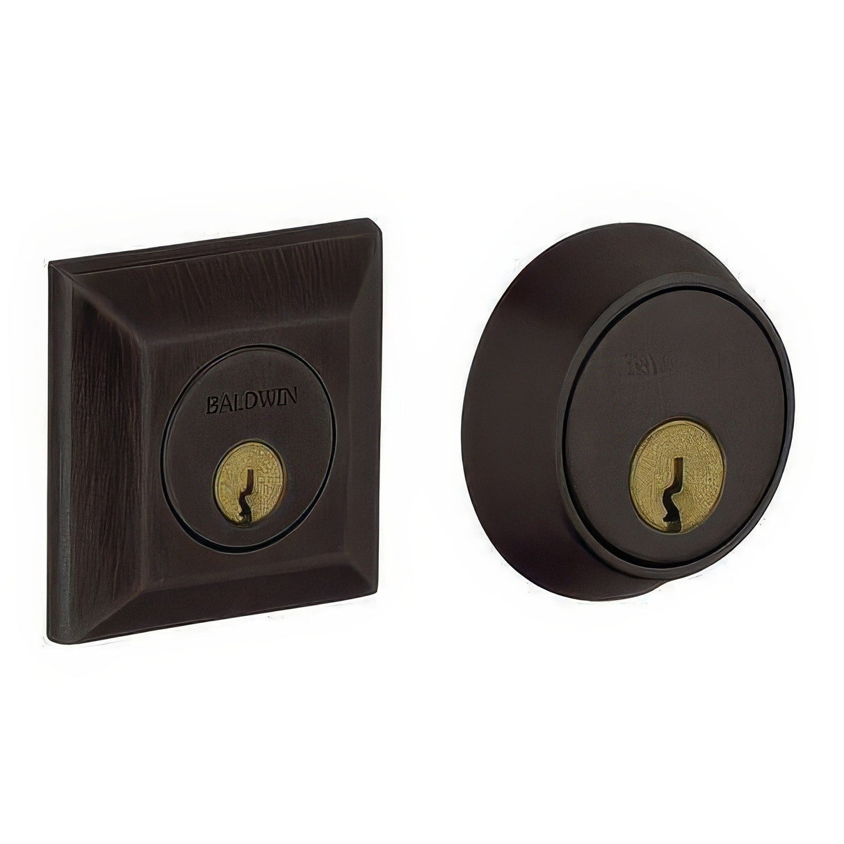 Baldwin 8255402 distressed oil rubbed bronze double cylinder deadbolt