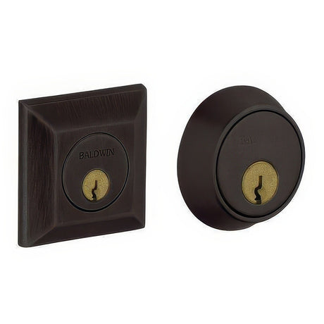 Baldwin 8255402 distressed oil rubbed bronze double cylinder deadbolt