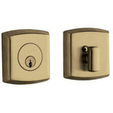 Baldwin 8285050 satin brass and black single cylinder deadbolt