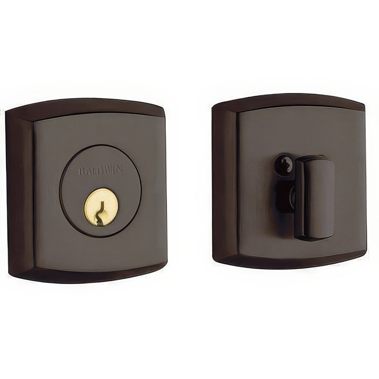 Baldwin 8285112 venetian bronze single cylinder deadbolt