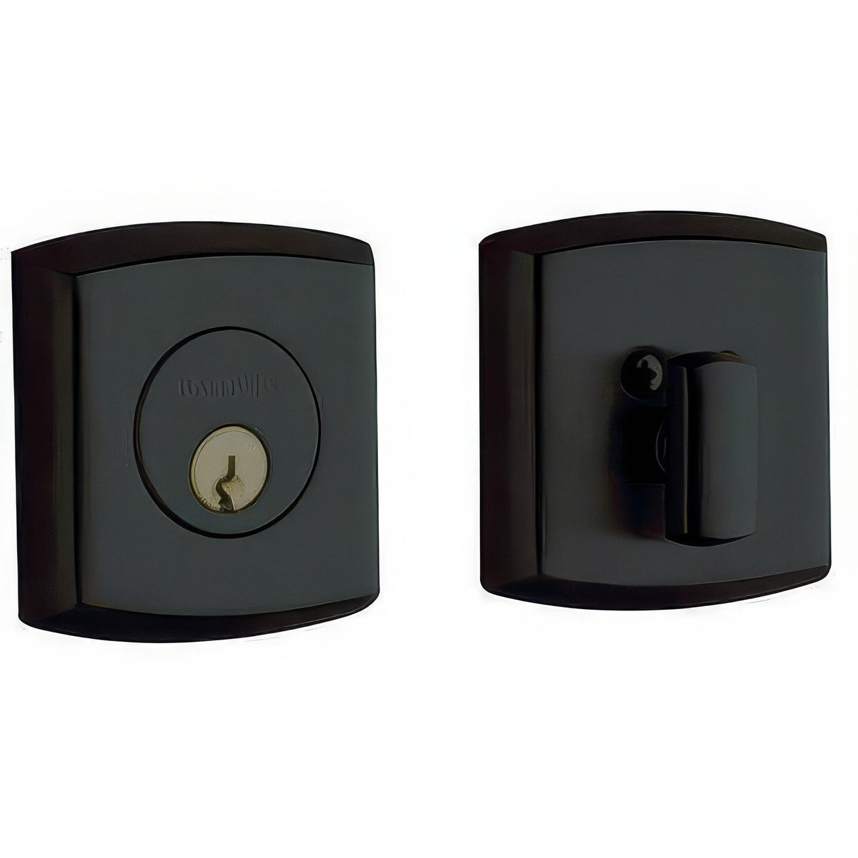 Baldwin 8285190 satin black single cylinder deadbolt