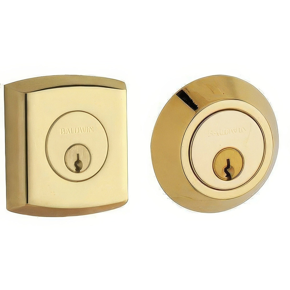 Baldwin 8286003 lifetime polished brass double cylinder deadbolt