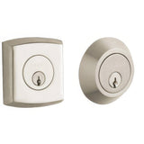 Baldwin 8286056 lifetime satin nickel double cylinder deadbolt