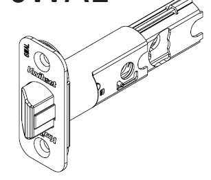 Kwikset 83000-001 6-Way Adjustable Deadlatch for Halifax and Milan for US26 Bright Chrome and US26D Satin Chrome in Bright Chrome and Satin Chrome
