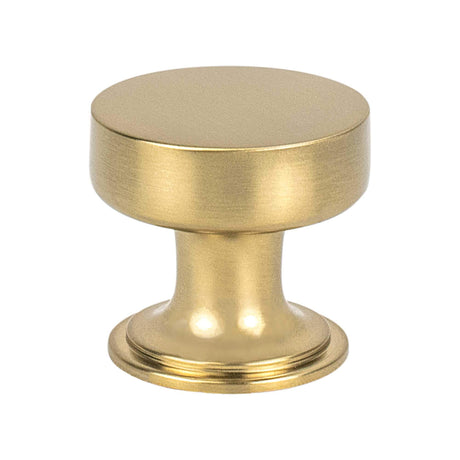 Berenson Folklore 1 3/16" Diameter Cabinet Knob in Modern Brushed Gold