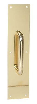 Ives 830283416 polished brass pull plate