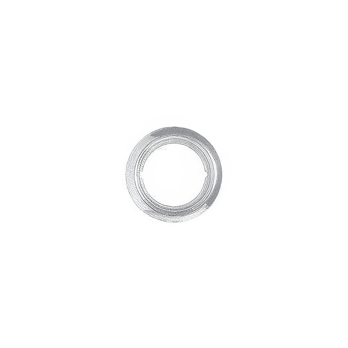 Baldwin 8314031 non lacquered brass lock cylinder collar