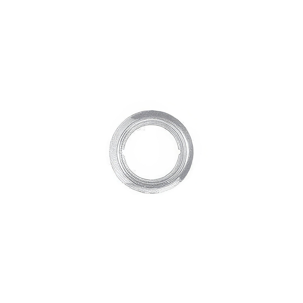 Baldwin 8314050 satin brass and black lock cylinder collar