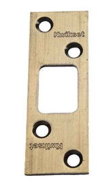Kwikset 83222-0 3-5/8" Square Deadbolt Strike in Bright Brass
