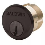 Baldwin 8323112 venetian bronze mortise cylinder