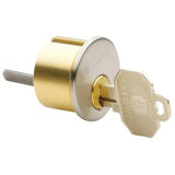 Baldwin 8324003 lifetime polished brass mortise cylinder