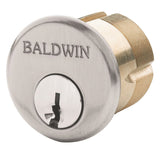Baldwin 8326056 lifetime satin nickel mortise cylinder