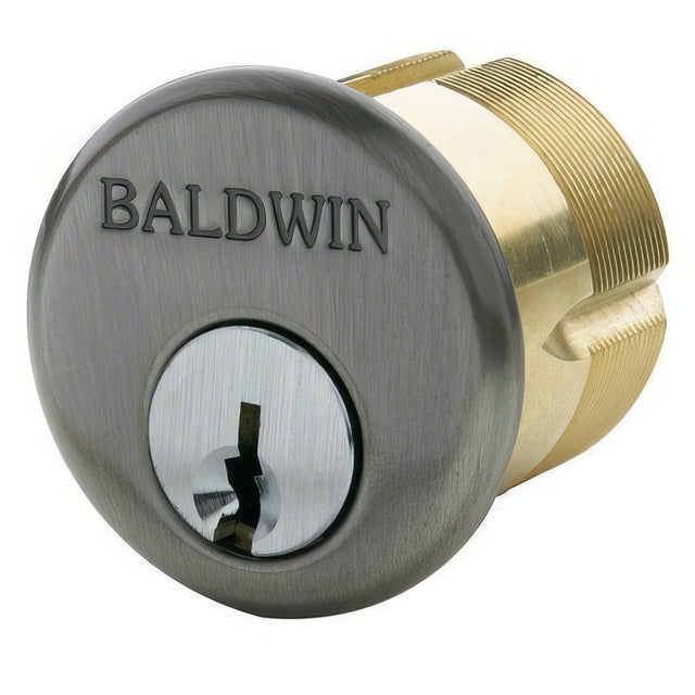 Baldwin 8326151 antique nickel mortise cylinder