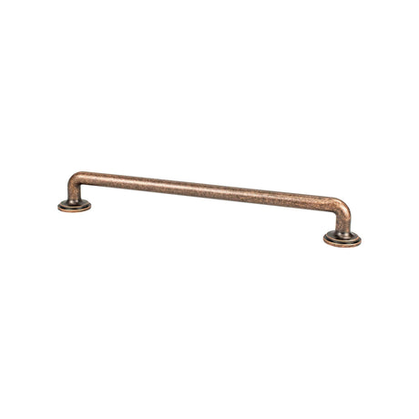Berenson Folklore 224mm Center to Center Cabinet Pull in Weathered Copper