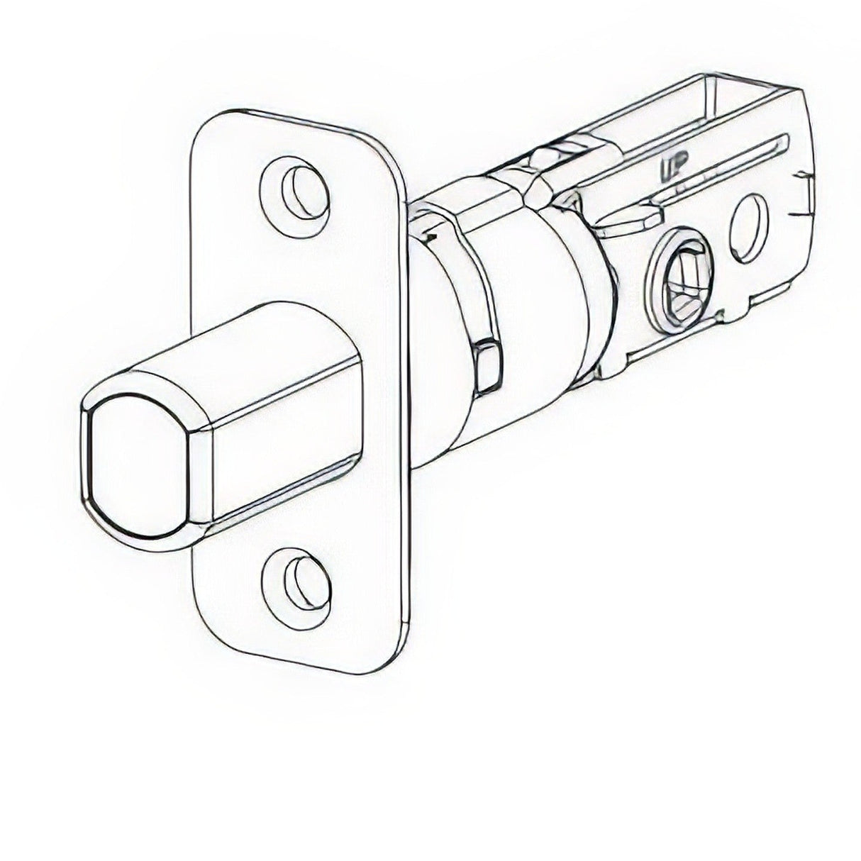 Kwikset 83347-26 bright chrome deadbolt latch