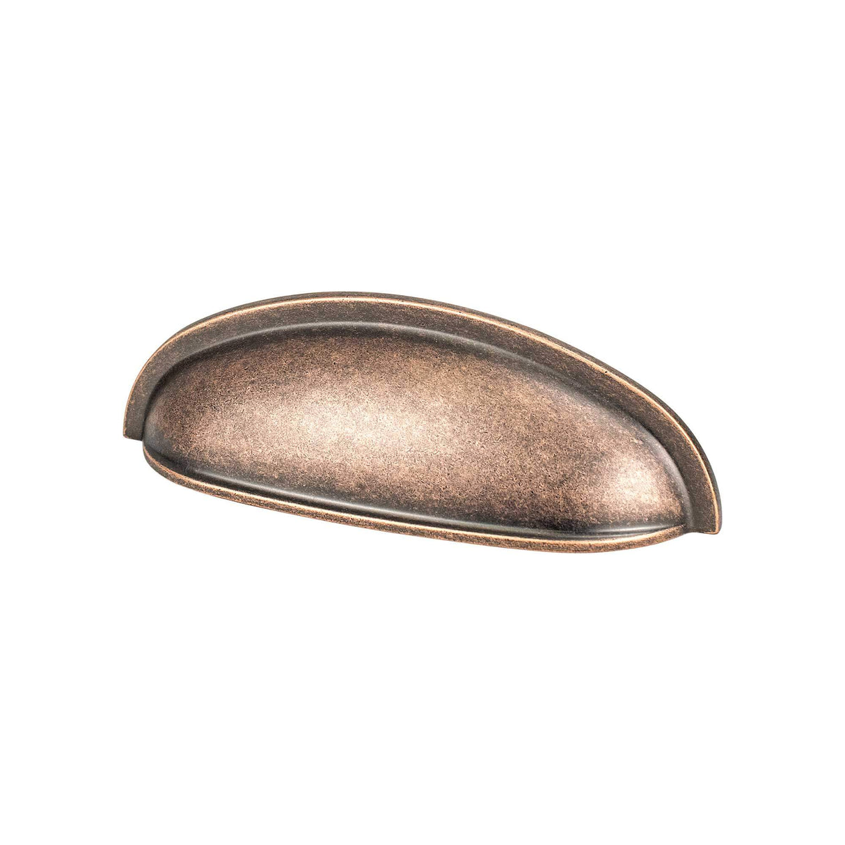 Berenson Folklore 3" Center to Center Cup Pull in Weathered Copper