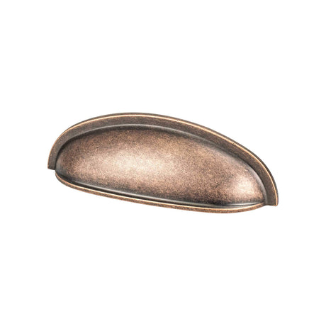 Berenson Folklore 3" Center to Center Cup Pull in Weathered Copper