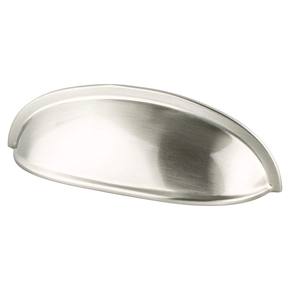 Berenson Folklore 3" Center to Center Cup Pull in Brushed Nickel