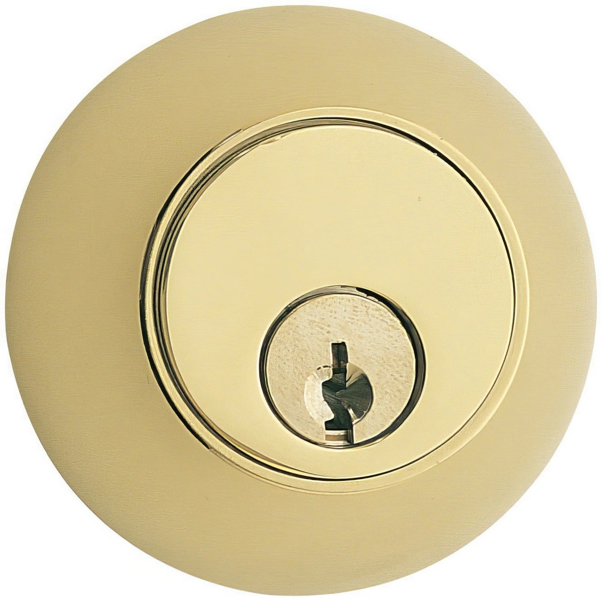Emtek 8350US3 polished brass double cylinder deadbolt