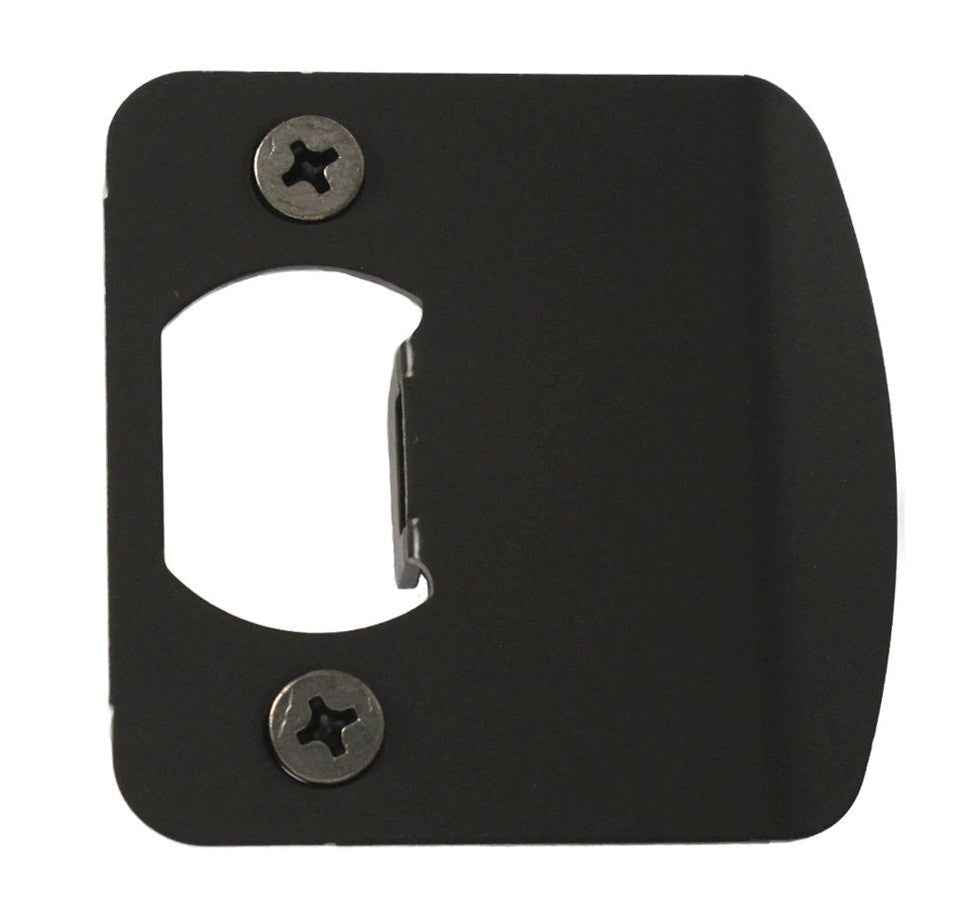 Kwikset 83536-005 Round Corner 2-1/4" Extended Full Lip Strike for US11P Venetian Bronze and 514 Matte Black in Venetian Bronze and Matte Black