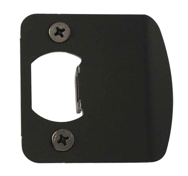 Kwikset 83536-005 Round Corner 2-1/4" Extended Full Lip Strike for US11P Venetian Bronze and 514 Matte Black in Venetian Bronze and Matte Black