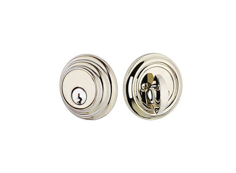 Emtek 8355US14 polished nickel double cylinder deadbolt