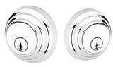 Emtek 8355US19 flat black double cylinder deadbolt