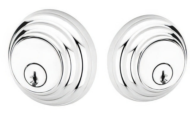 Emtek 8355US19 flat black double cylinder deadbolt