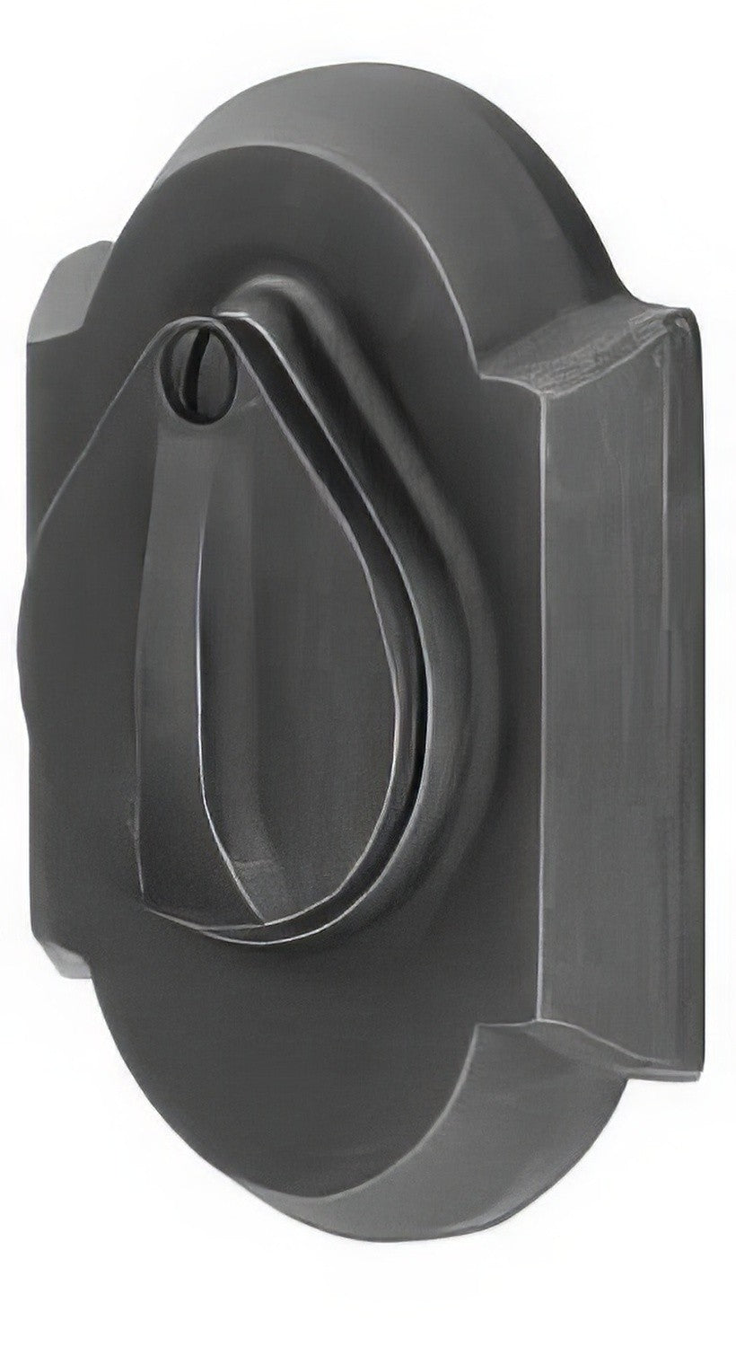 Emtek 8357TWB tumbled white bronze double cylinder deadbolt