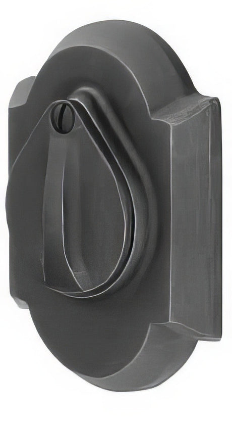 Emtek 8357TWB tumbled white bronze double cylinder deadbolt