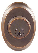 Emtek 8358US10B oil rubbed bronze double cylinder deadbolt