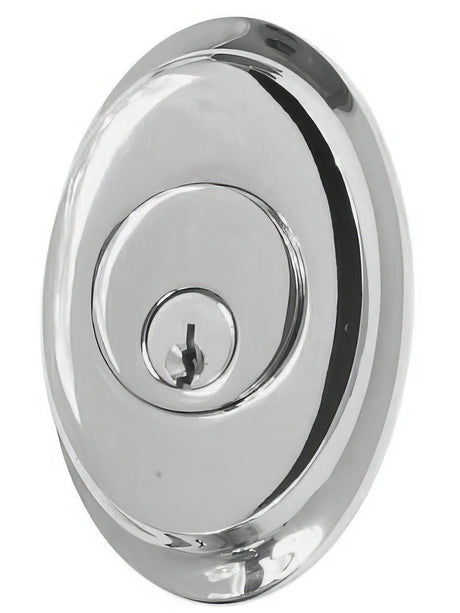 Emtek 8358US15A pewter double cylinder deadbolt
