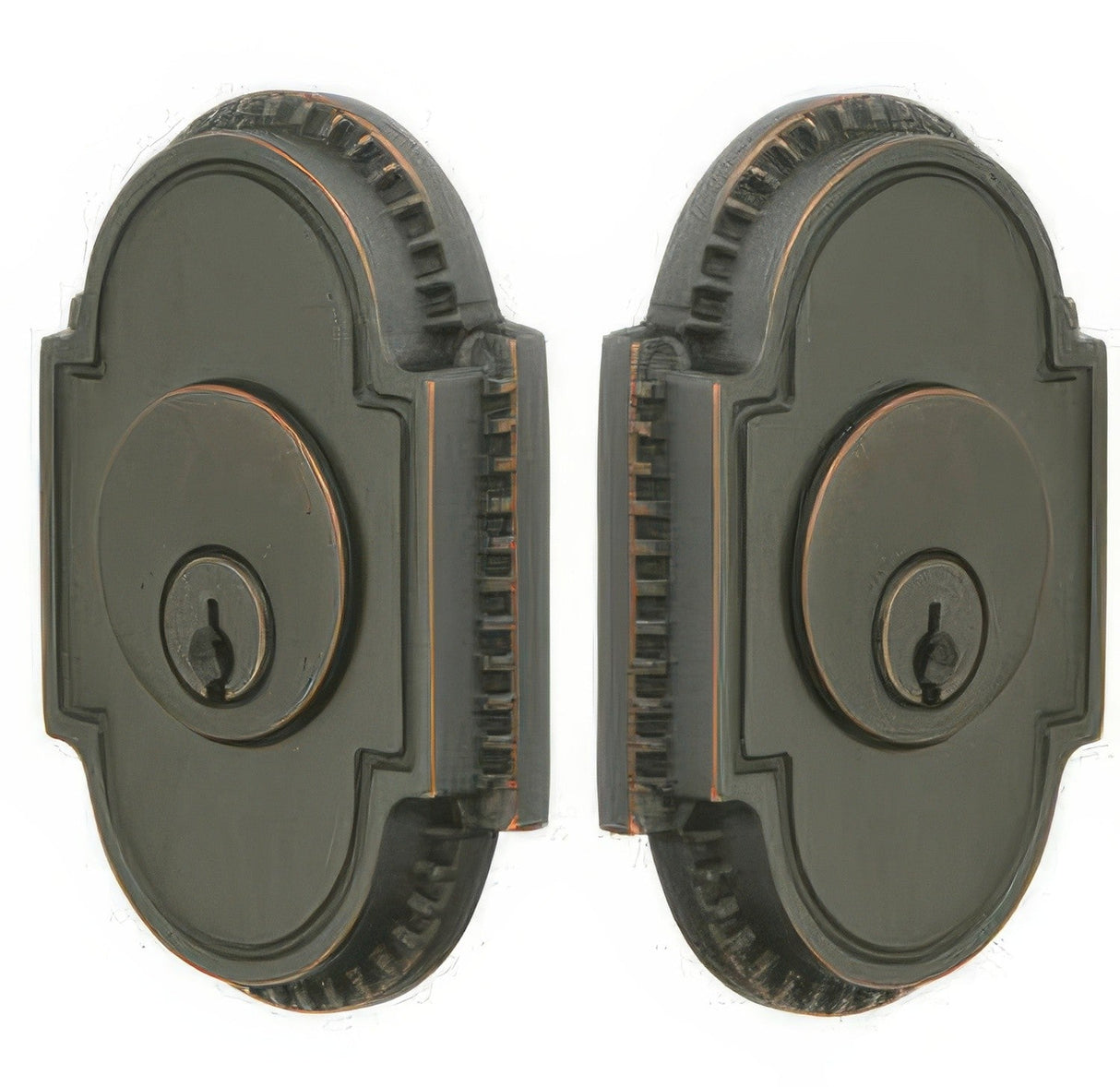 Emtek 8359US10B oil rubbed bronze double cylinder deadbolt