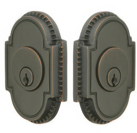 Emtek 8359US10B oil rubbed bronze double cylinder deadbolt