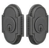 Emtek 8359US15A pewter double cylinder deadbolt