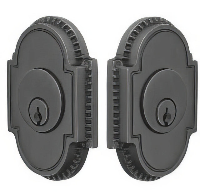 Emtek 8359US7 french antique double cylinder deadbolt