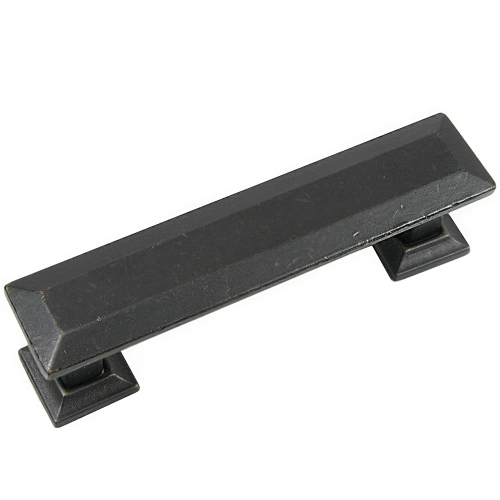 MNG Hardware 83628 836 3" Poise Back Plate with Cabinet Pull Satin Nickel