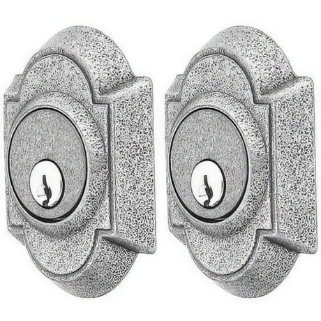 Emtek 8361FBS flat black double cylinder deadbolt