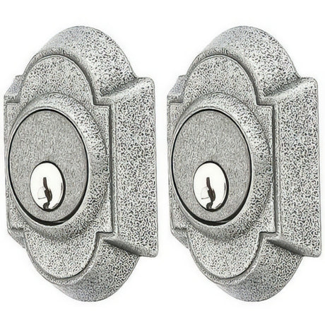 Emtek 8361SWS satin steel double cylinder deadbolt