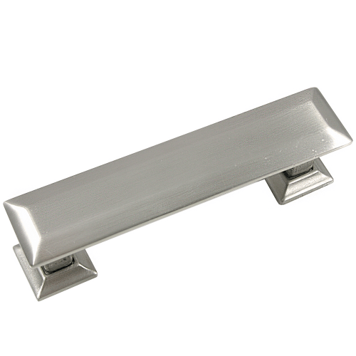 MNG Hardware 83614 836 3" Poise Back Plate with Cabinet Pull Polished Nickel
