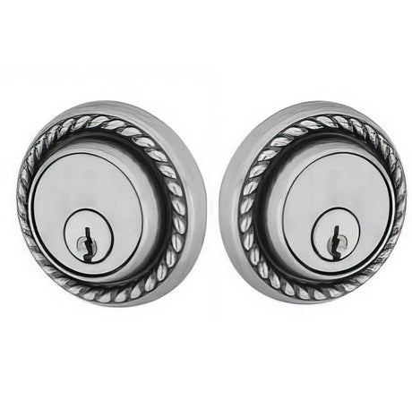 Emtek 8364US3 polished brass double cylinder deadbolt