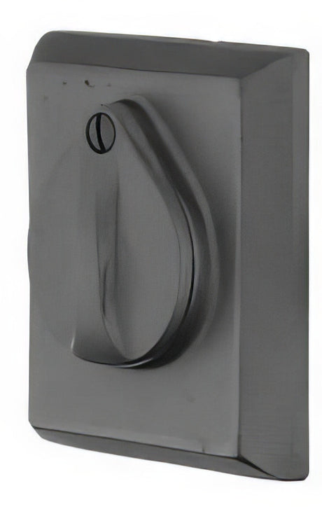 Emtek 8365FB flat black double cylinder deadbolt